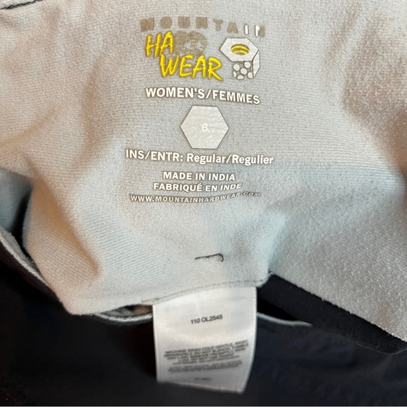 Mountain Hardwear Convertible Hiking Pants size 6 black - Picture 12 of 14